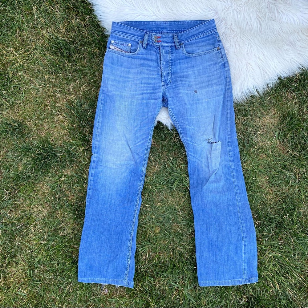 Diesel distressed button fly Y2K straight jeans 29
